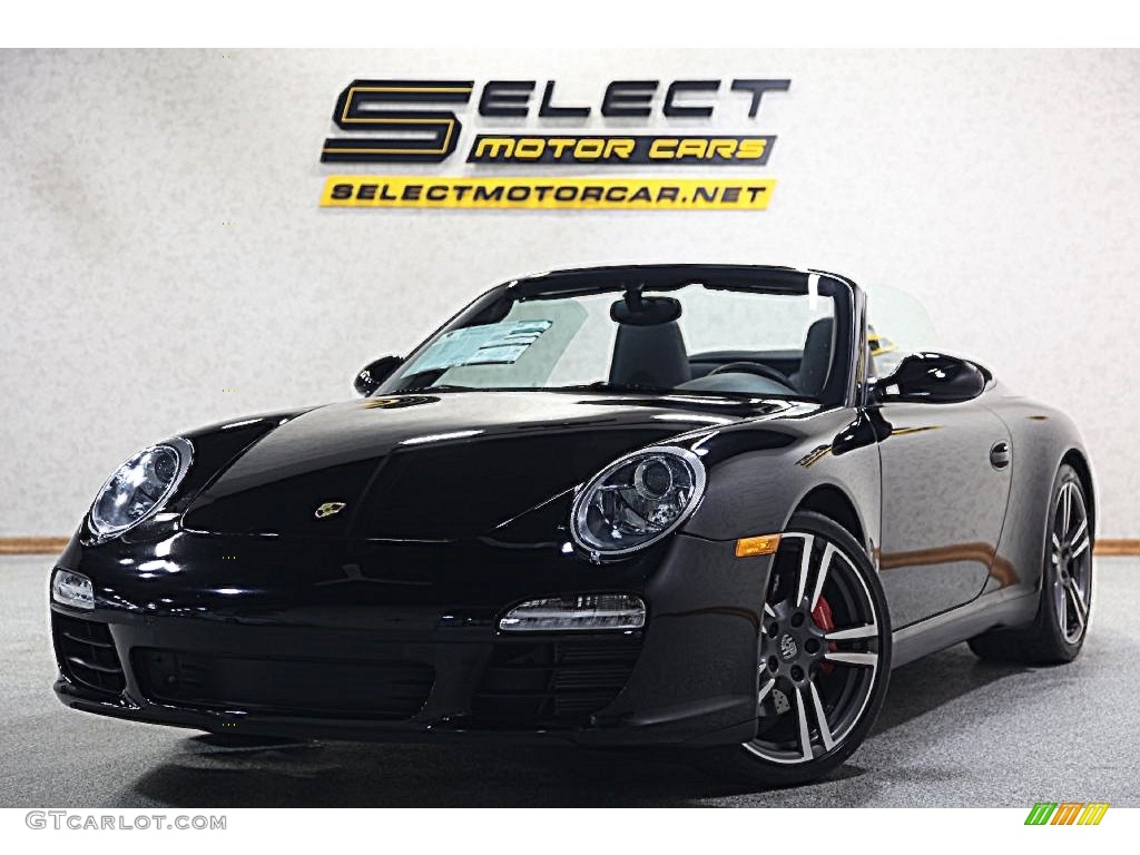 2012 911 Carrera S Cabriolet - Black / Black photo #1