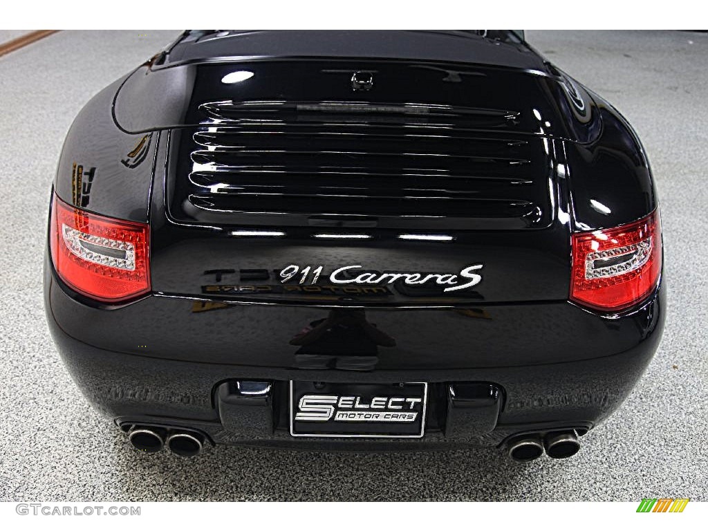 2012 911 Carrera S Cabriolet - Black / Black photo #5