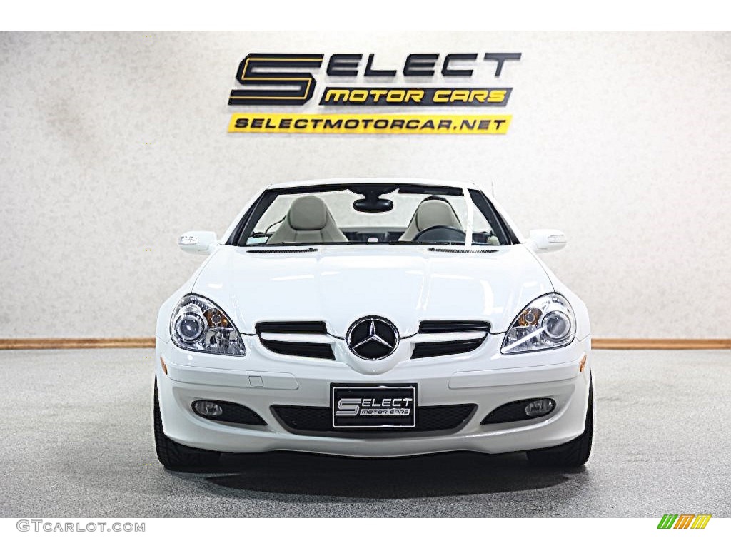 2005 SLK 350 Roadster - Alabaster White / Beige photo #2