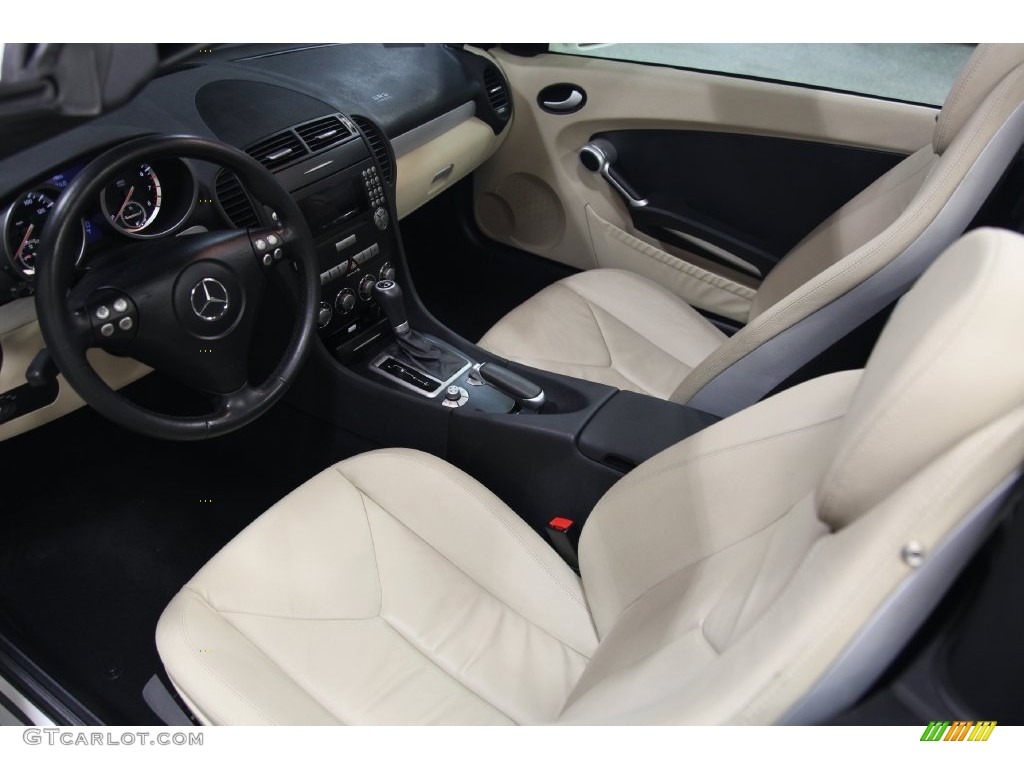2005 SLK 350 Roadster - Alabaster White / Beige photo #7