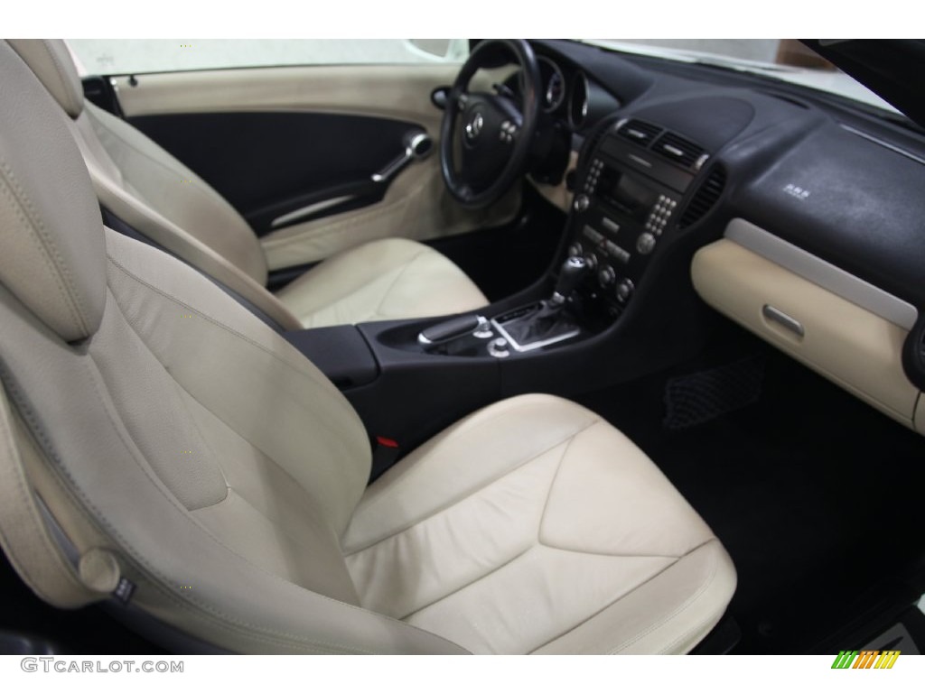 2005 SLK 350 Roadster - Alabaster White / Beige photo #8