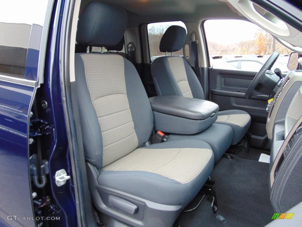 2012 Ram 1500 ST Quad Cab 4x4 - True Blue Pearl / Dark Slate Gray/Medium Graystone photo #20
