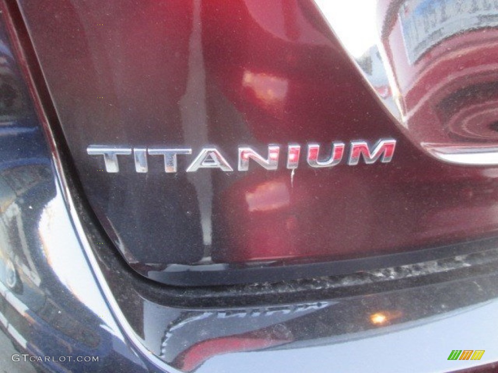 2015 Fiesta Titanium Sedan - Magnetic Metallic / Charcoal Black photo #10