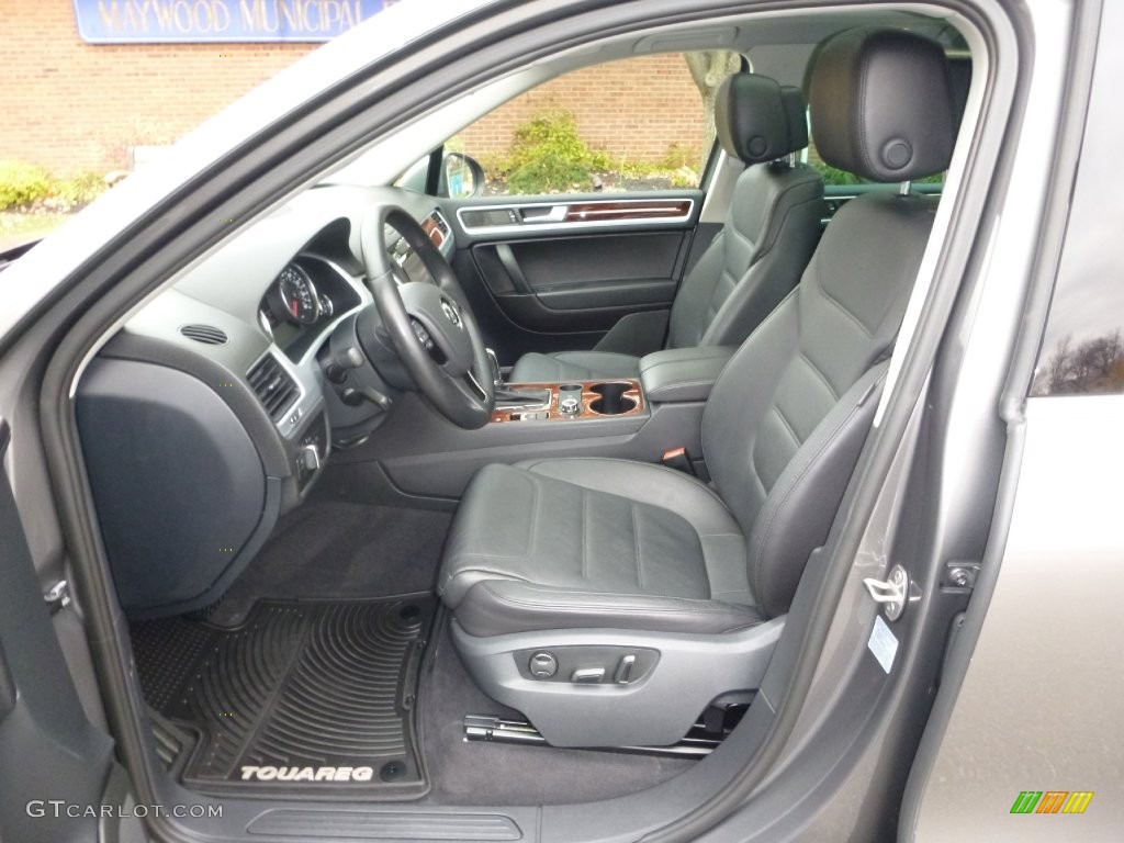 Black Anthracite Interior 2012 Volkswagen Touareg VR6 FSI Lux 4XMotion Photo #108806632