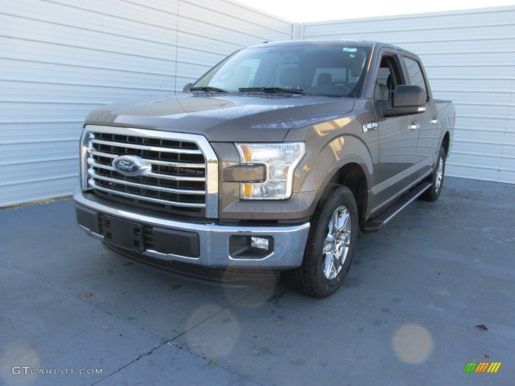 2015 F150 XLT SuperCrew - Caribou Metallic / Medium Earth Gray photo #7