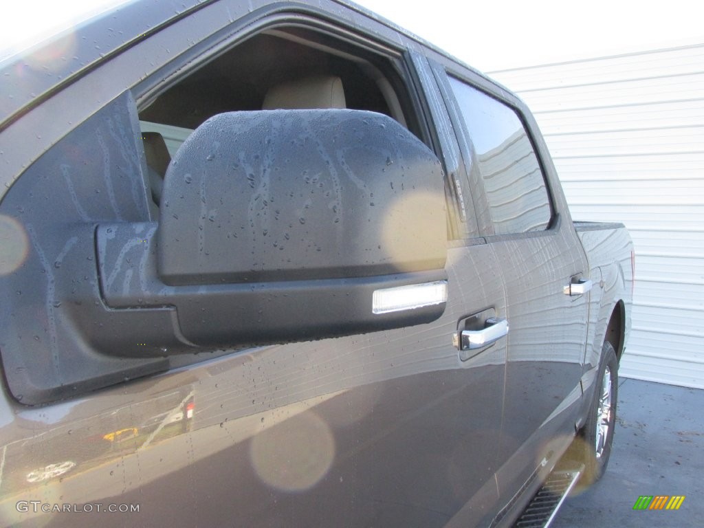 2015 F150 XLT SuperCrew - Caribou Metallic / Medium Earth Gray photo #13