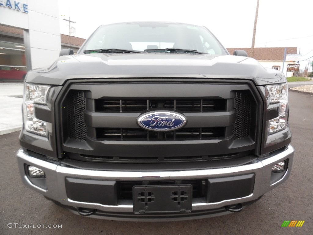 2016 F150 XL SuperCab 4x4 - Magnetic / Medium Earth Gray photo #2
