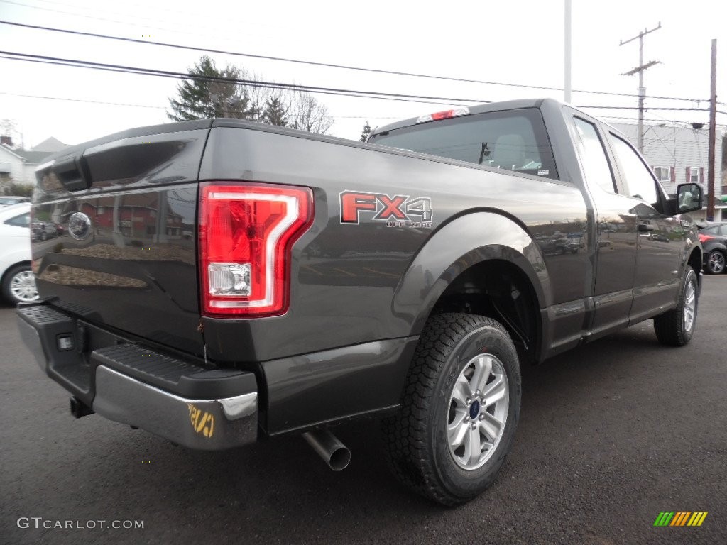 2016 F150 XL SuperCab 4x4 - Magnetic / Medium Earth Gray photo #6