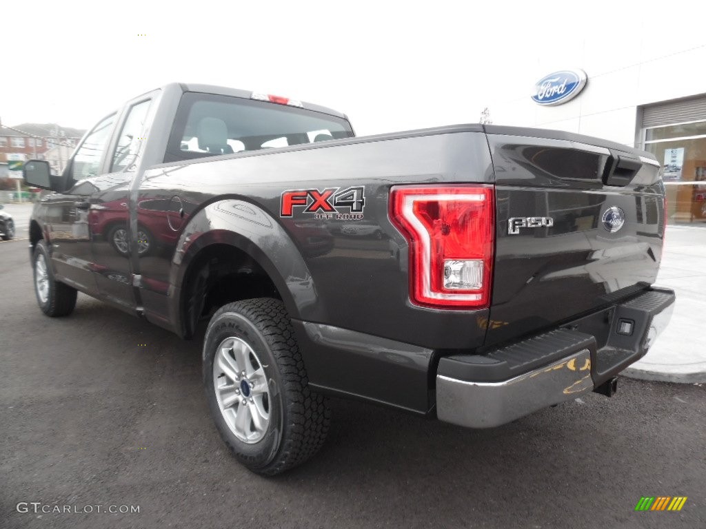 2016 F150 XL SuperCab 4x4 - Magnetic / Medium Earth Gray photo #9