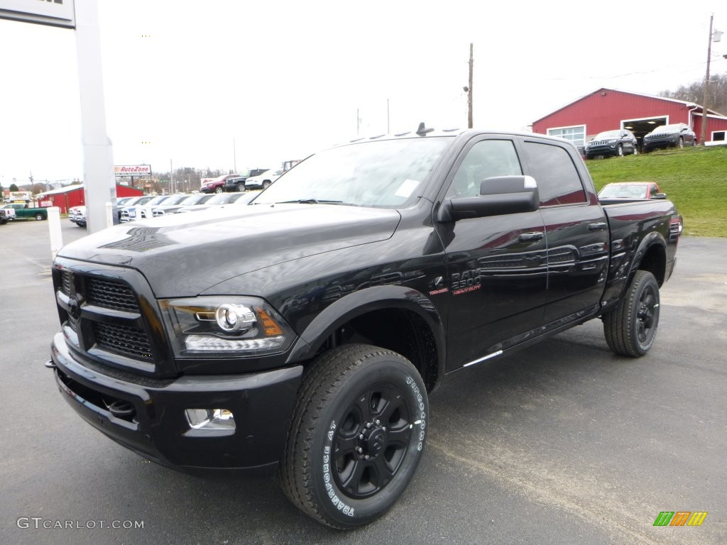 Black 2016 Ram 2500 Laramie Crew Cab 4x4 Exterior Photo #108811275