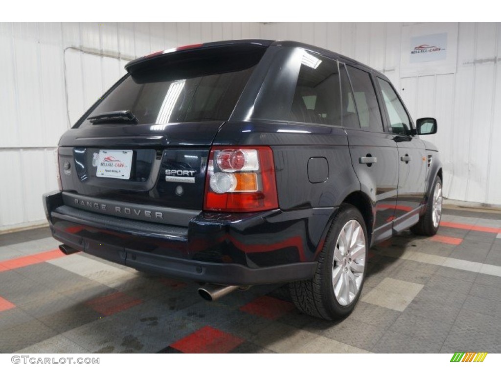 2007 Range Rover Sport Supercharged - Buckingham Blue Metallic / Ivory photo #8