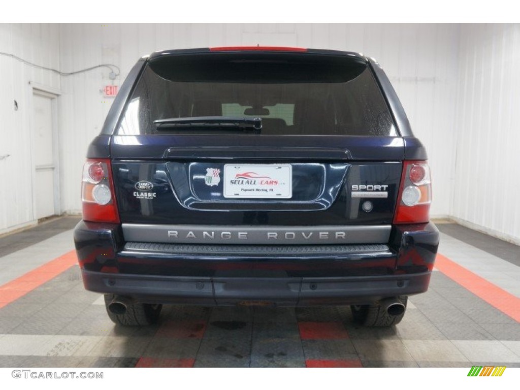 2007 Range Rover Sport Supercharged - Buckingham Blue Metallic / Ivory photo #9