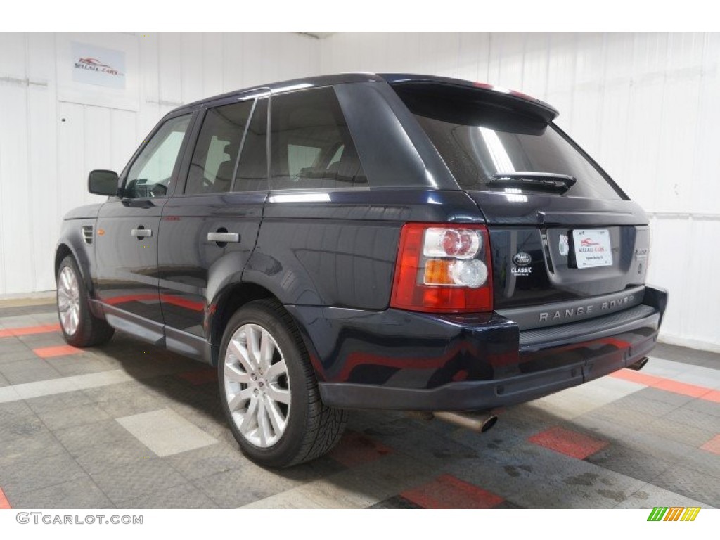 2007 Range Rover Sport Supercharged - Buckingham Blue Metallic / Ivory photo #10