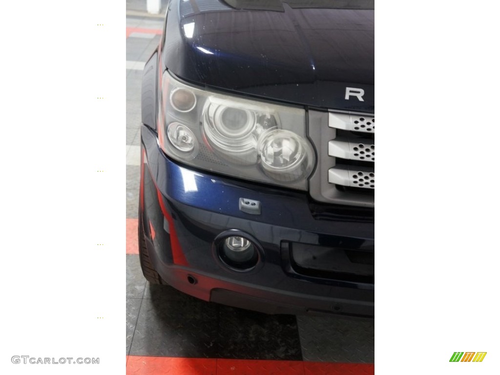 2007 Range Rover Sport Supercharged - Buckingham Blue Metallic / Ivory photo #60