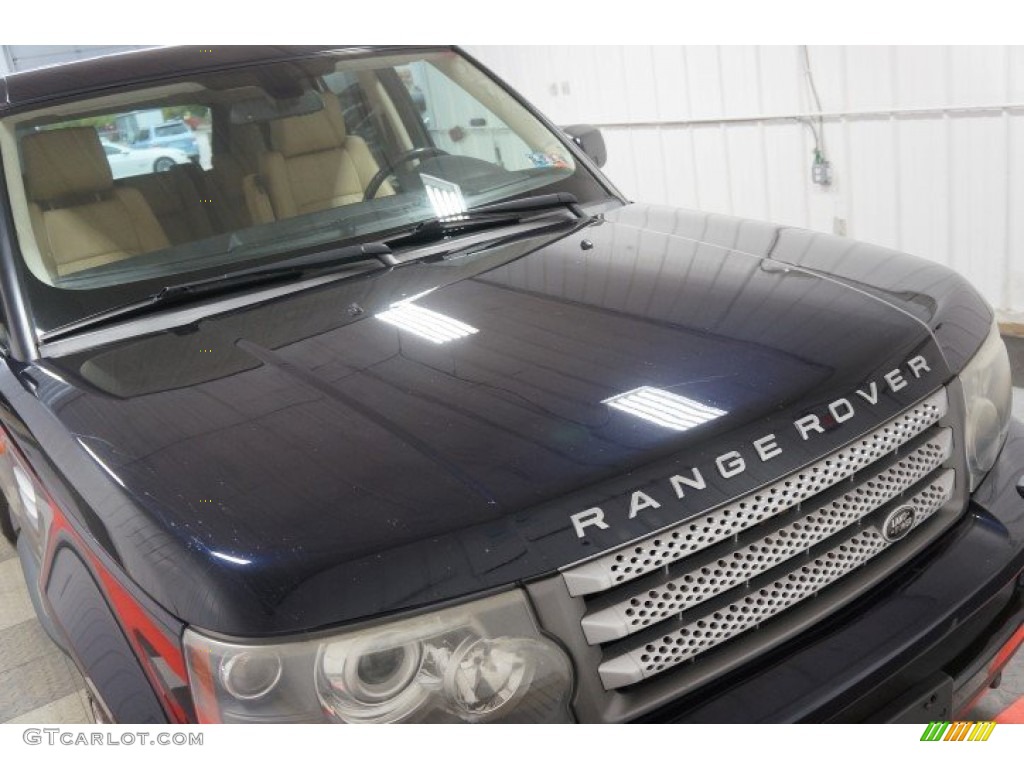 2007 Range Rover Sport Supercharged - Buckingham Blue Metallic / Ivory photo #63