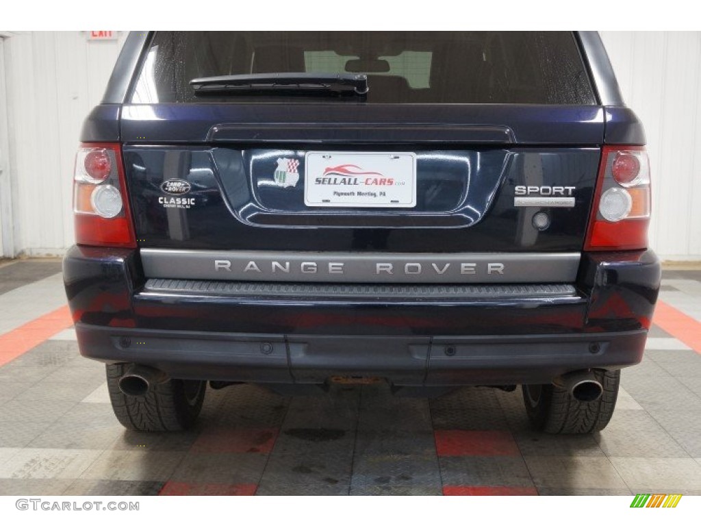 2007 Range Rover Sport Supercharged - Buckingham Blue Metallic / Ivory photo #78