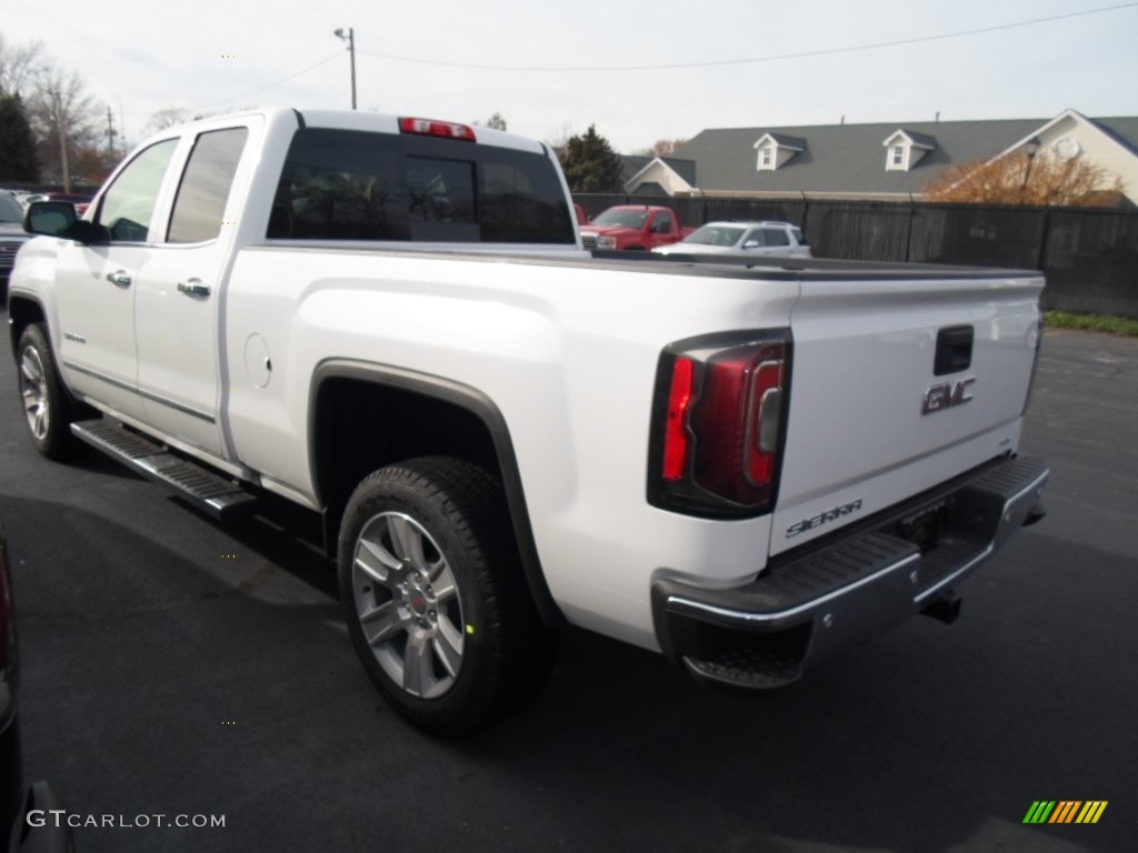 2016 Sierra 1500 SLT Double Cab 4WD - Summit White / Cocoa/Dune photo #6