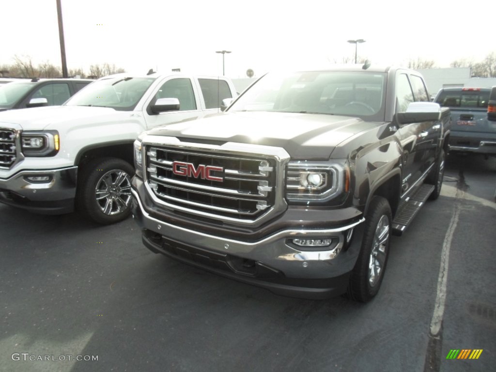 2016 Sierra 1500 SLT Crew Cab 4WD - Iridium Metallic / Cocoa/Dune photo #1