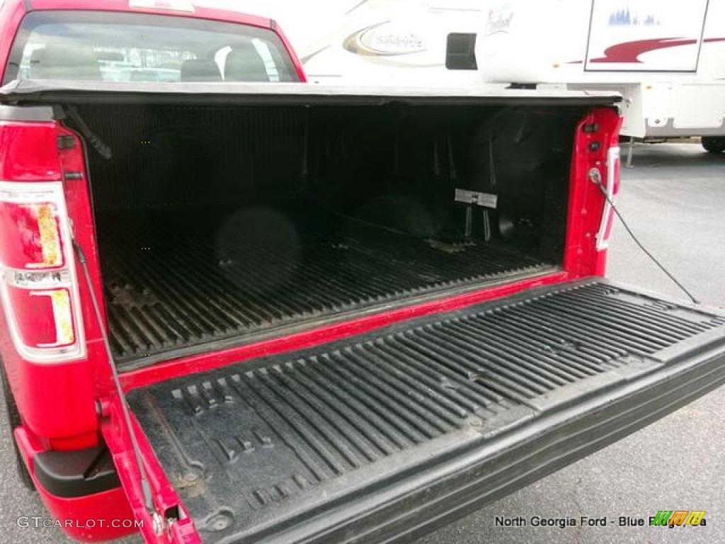 2010 F150 STX SuperCab - Vermillion Red / Medium Stone photo #19