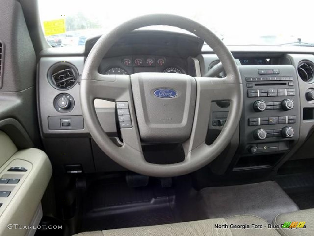 2010 F150 STX SuperCab - Vermillion Red / Medium Stone photo #21