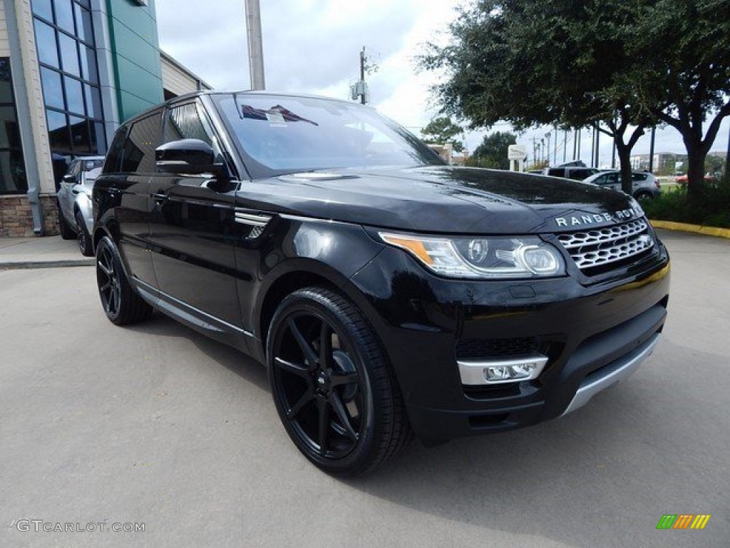 Santorini Black Metallic 2016 Land Rover Range Rover Sport HSE Exterior Photo #108818613