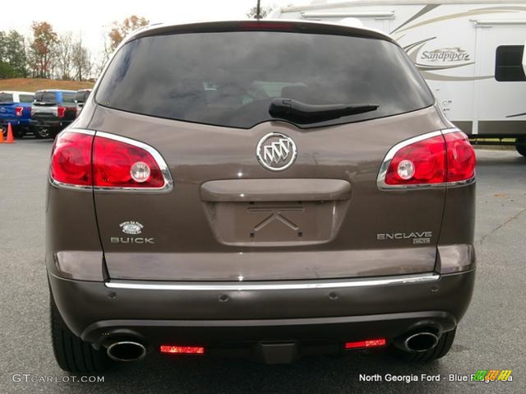 2008 Enclave CXL AWD - Cocoa Metallic / Cashmere/Cocoa photo #4