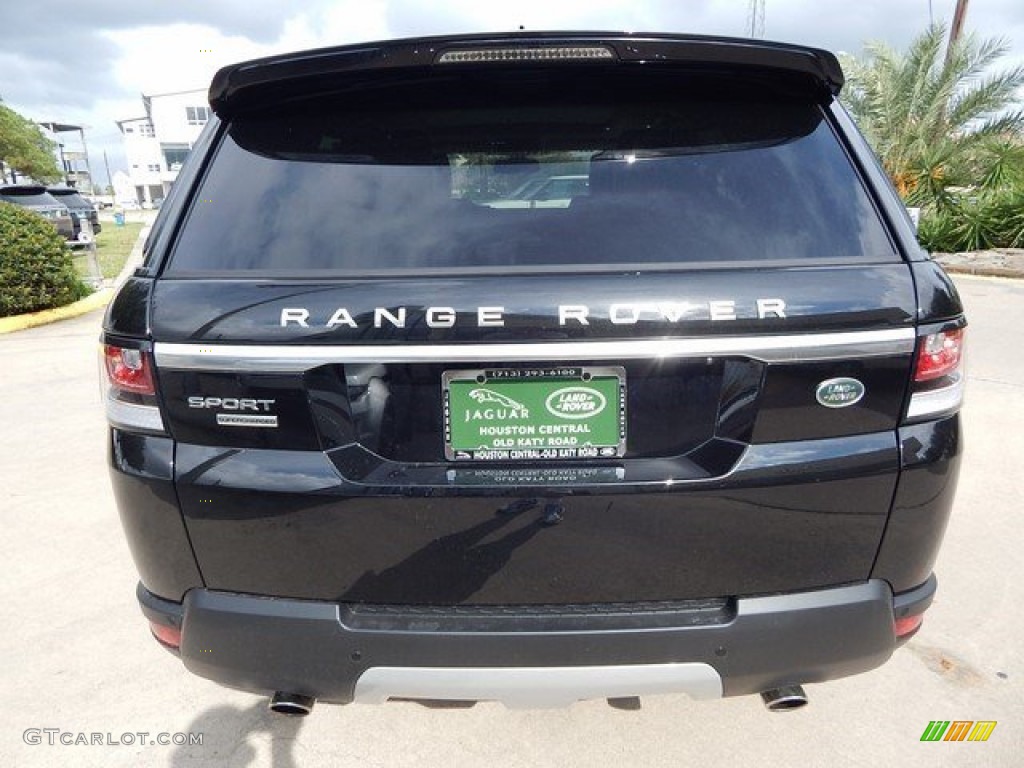 2016 Range Rover Sport Supercharged - Santorini Black Metallic / Ebony/Cirrus photo #8