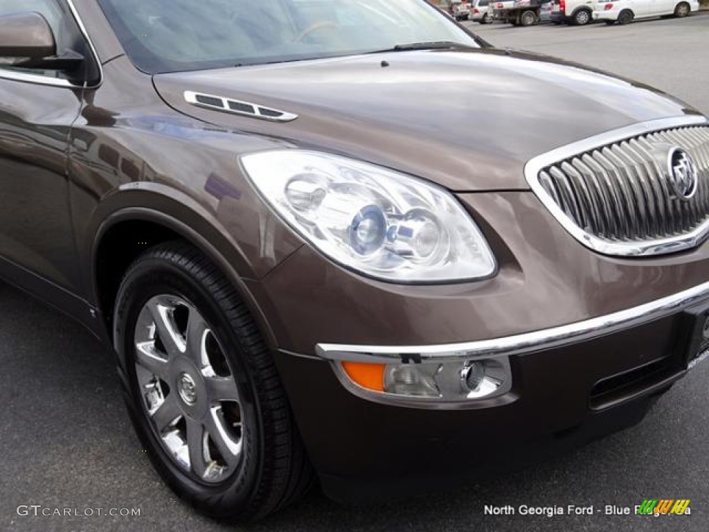 2008 Enclave CXL AWD - Cocoa Metallic / Cashmere/Cocoa photo #41