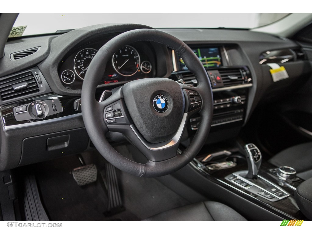 2016 BMW X4 xDrive28i Black Dashboard Photo #108820242