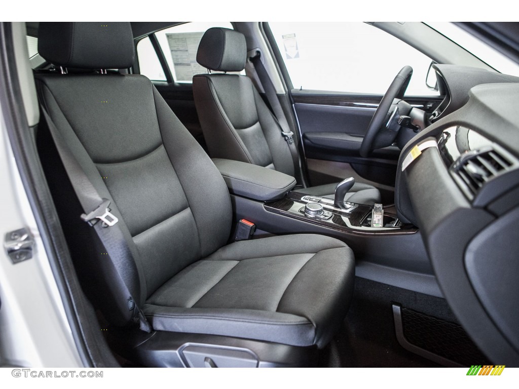 Black Interior 2016 BMW X4 xDrive28i Photo #108820326