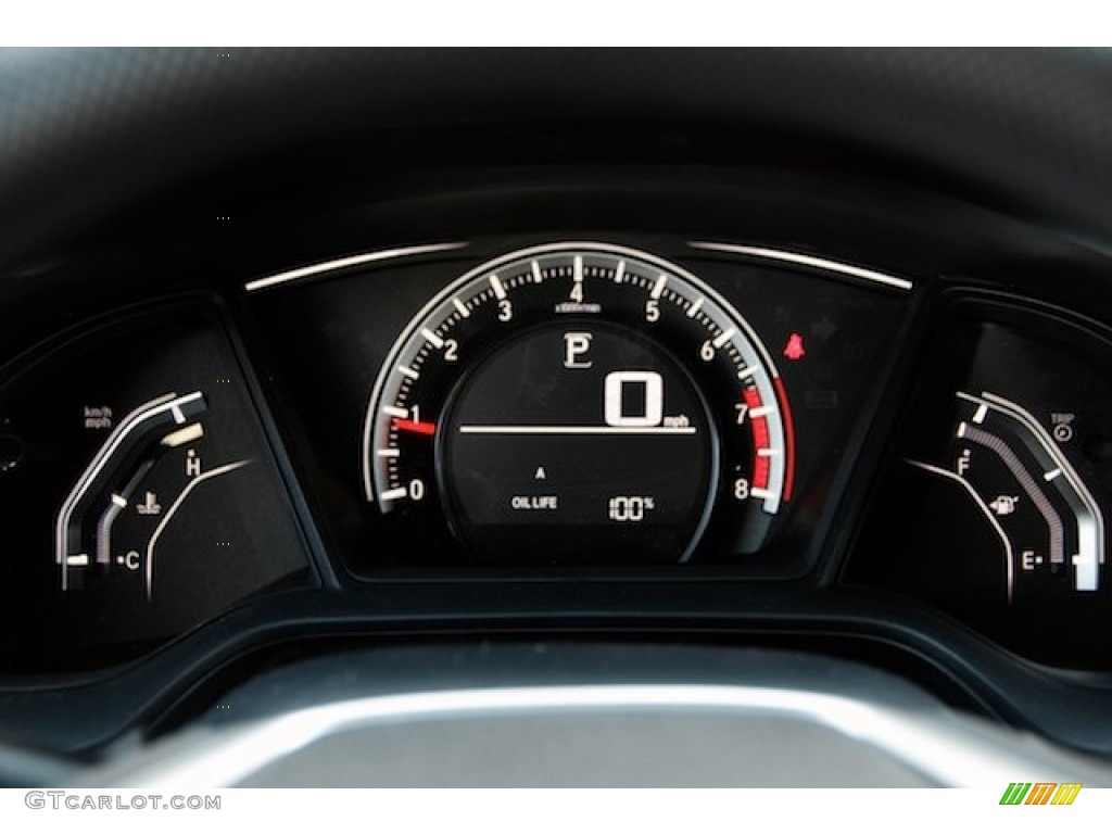 2016 Honda Civic LX Sedan Gauges Photo #108822831