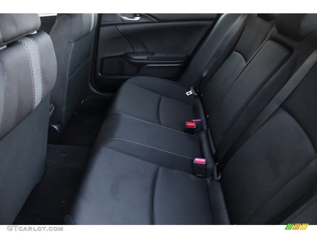 Black Interior 2016 Honda Civic EX Sedan Photo #108823071