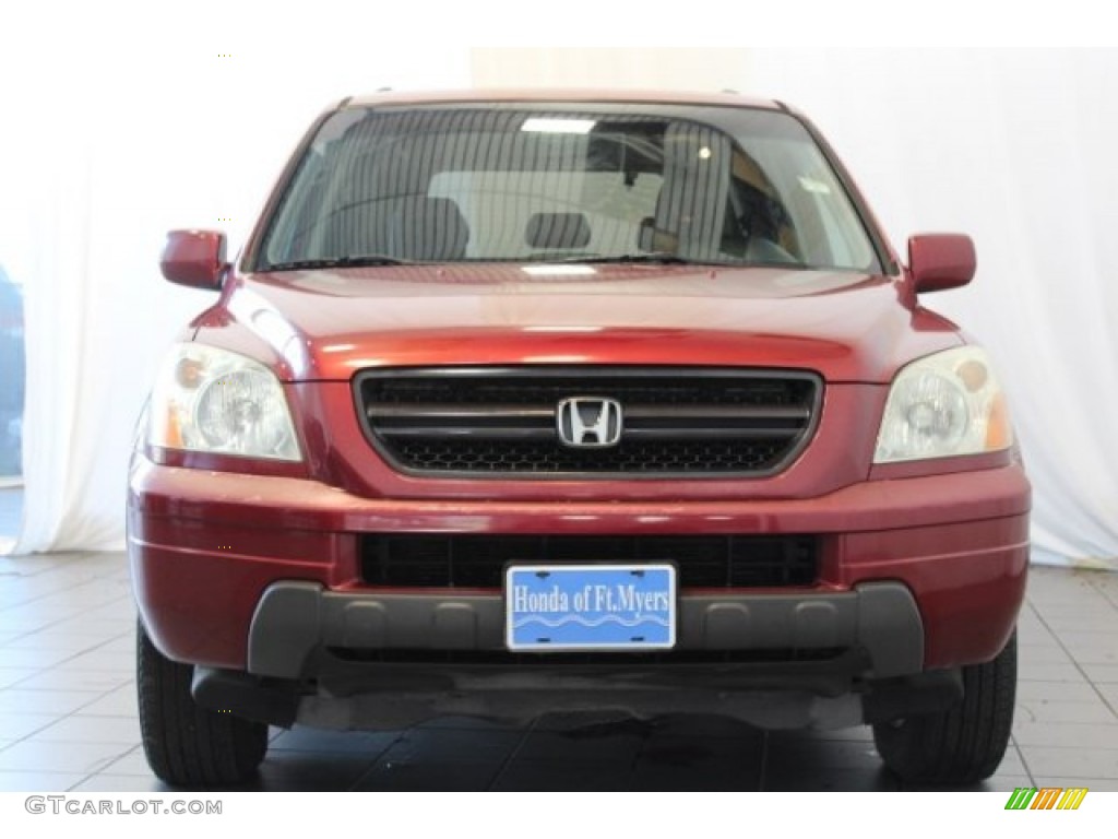 2003 Pilot EX-L 4WD - Redrock Pearl / Gray photo #4