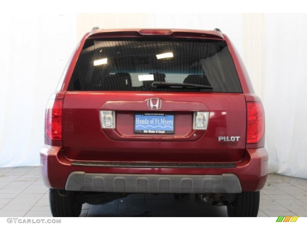 2003 Pilot EX-L 4WD - Redrock Pearl / Gray photo #6
