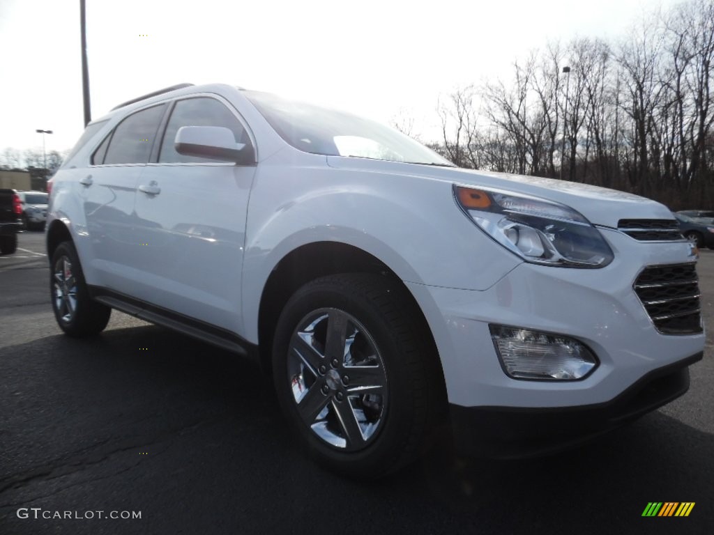 2016 Equinox LT AWD - Summit White / Jet Black photo #3