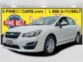 Crystal White Pearl - Impreza 2.0i Premium 4-door Photo No. 1