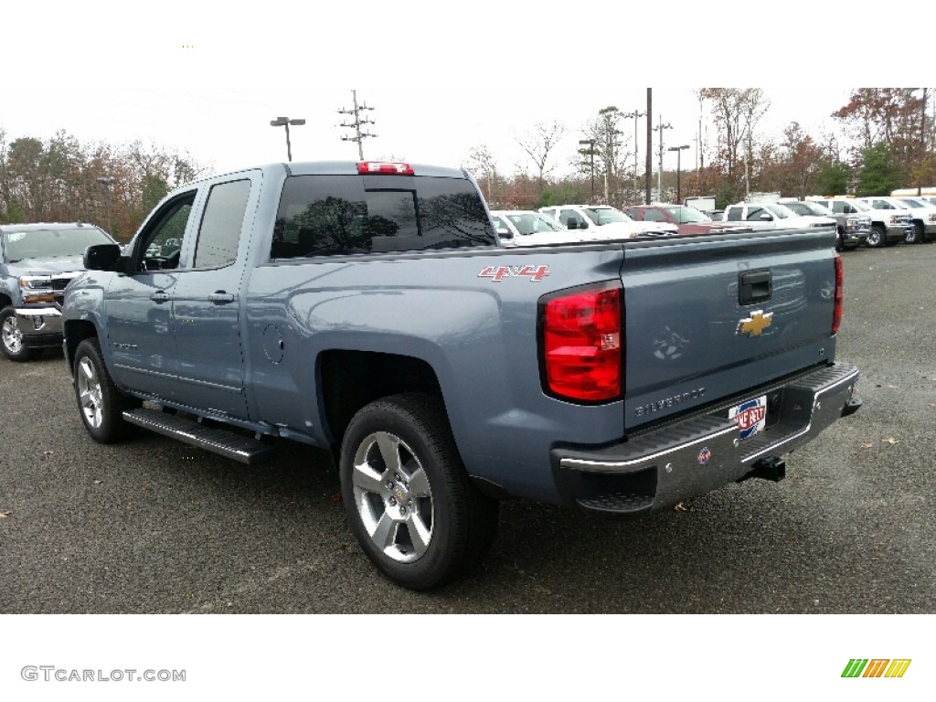 2016 Silverado 1500 LT Double Cab 4x4 - Slate Grey Metallic / Jet Black photo #4