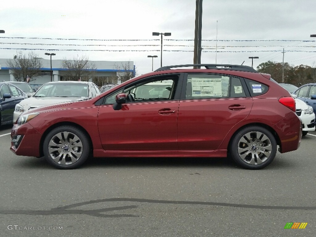 Venetian Red Pearl 2016 Subaru Impreza 2.0i Sport Premium Exterior Photo #108825728