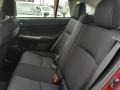 2016 Subaru Impreza Black Interior Rear Seat Photo