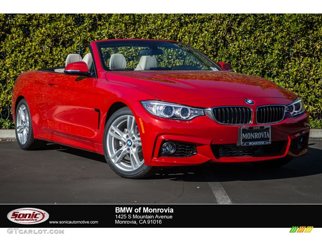 2016 4 Series 428i Convertible - Melbourne Red Metallic / Oyster photo #1