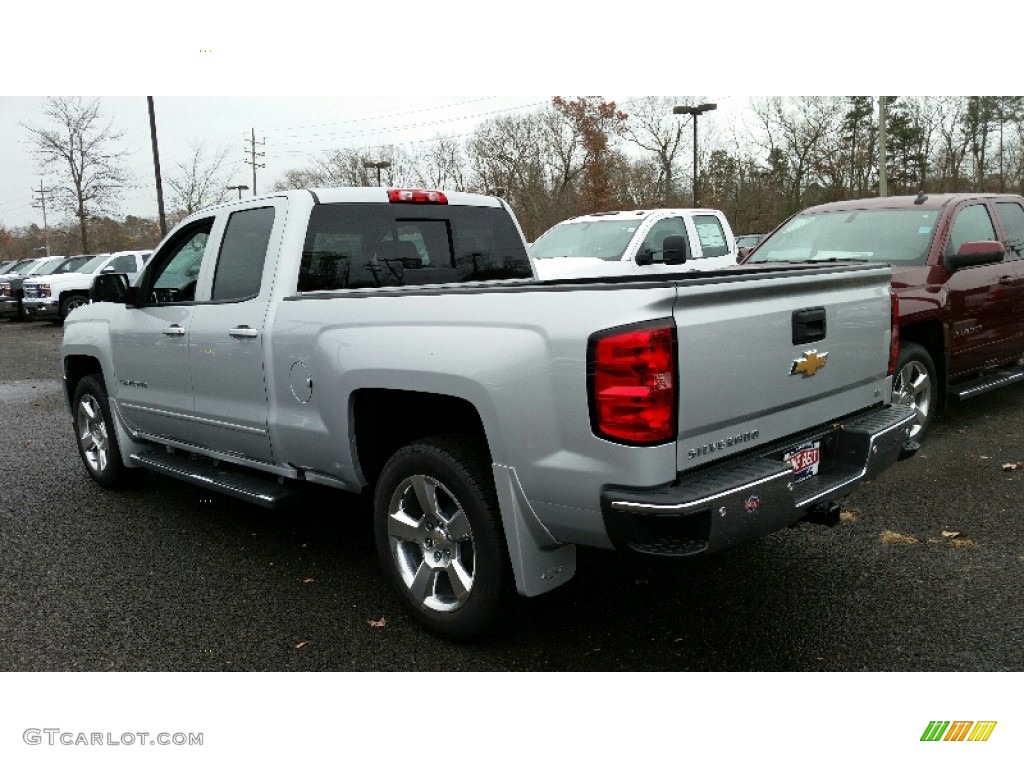 2016 Silverado 1500 LT Double Cab - Silver Ice Metallic / Jet Black photo #4