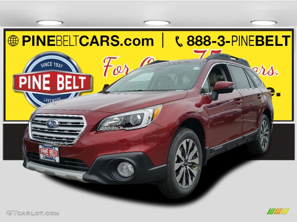 2016 Outback 2.5i Limited - Venetian Red Pearl / Warm Ivory photo #1