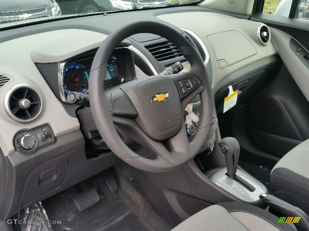 Jet Black/Light Titanium Interior 2016 Chevrolet Trax LTZ AWD Photo #108828092