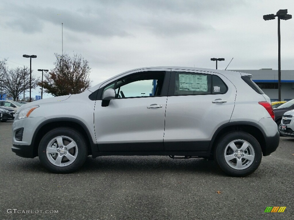 Silver Ice Metallic 2016 Chevrolet Trax LTZ AWD Exterior Photo #108828476