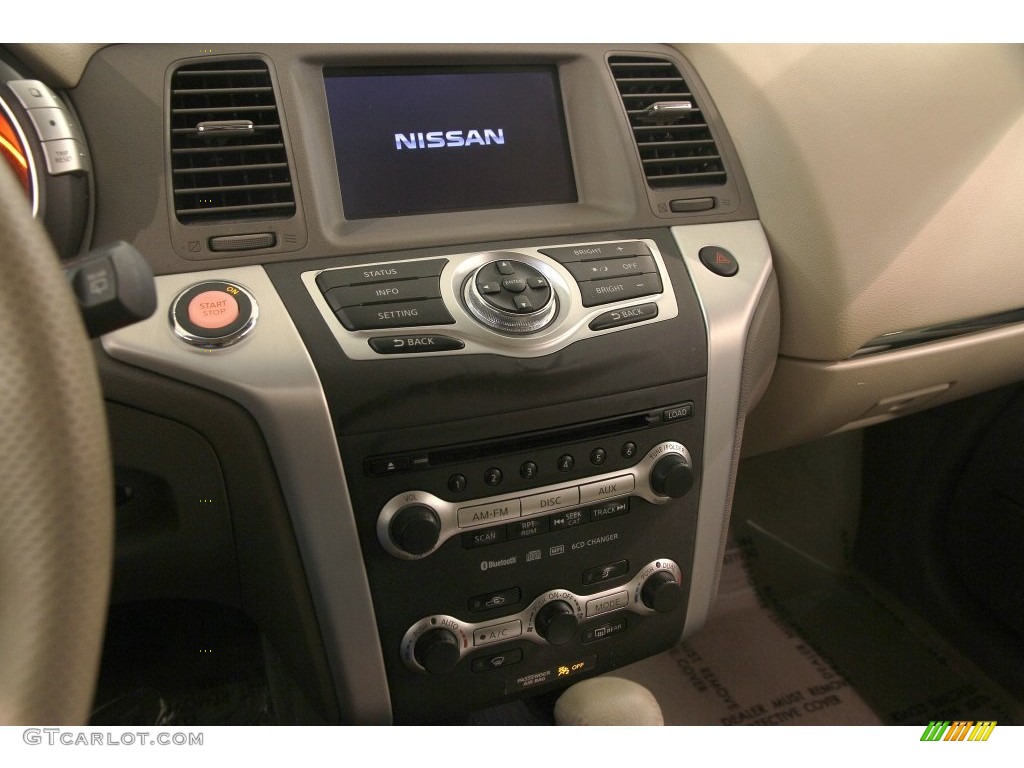 2010 Murano SL AWD - Merlot Red Metallic / Beige photo #8