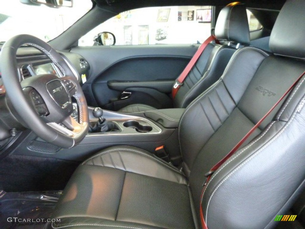 Black Interior 2016 Dodge Challenger SRT Hellcat Photo #108828833