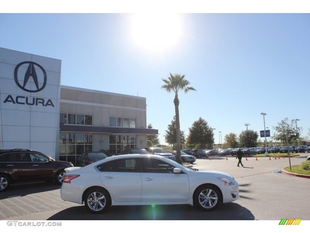 2013 Altima 2.5 SL - Pearl White / Charcoal photo #8