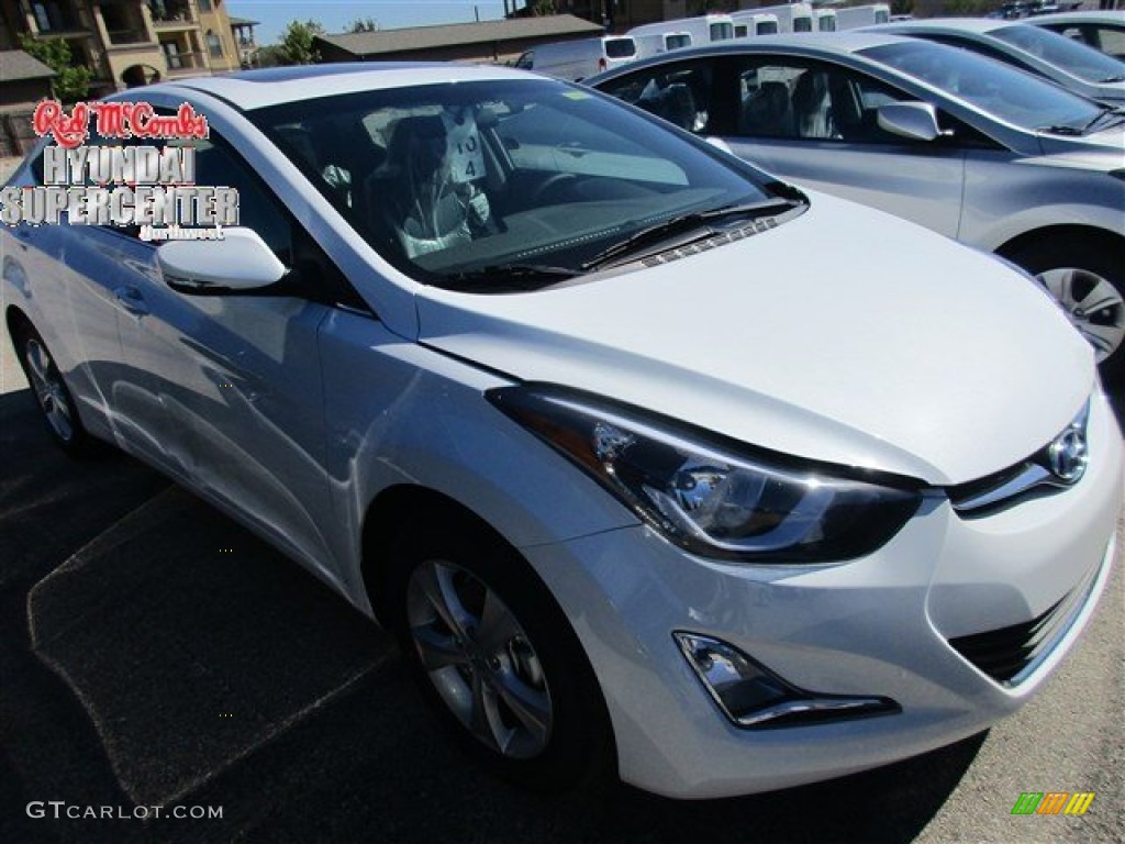 2016 Elantra Value Edition - White / Black photo #1