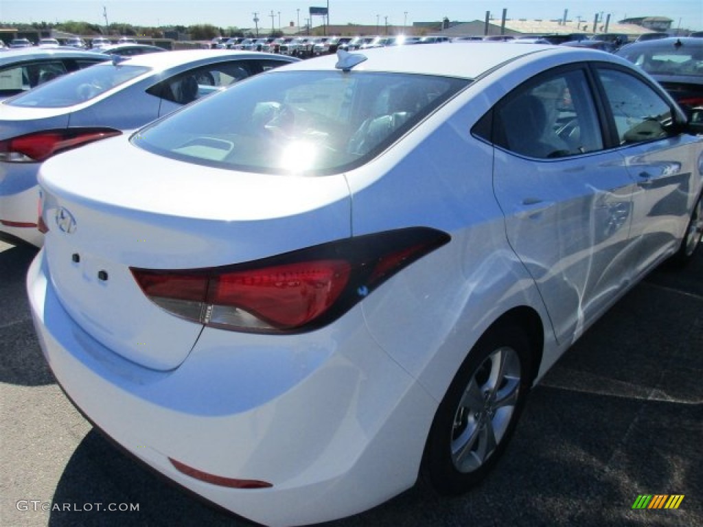 2016 Elantra Value Edition - White / Black photo #6