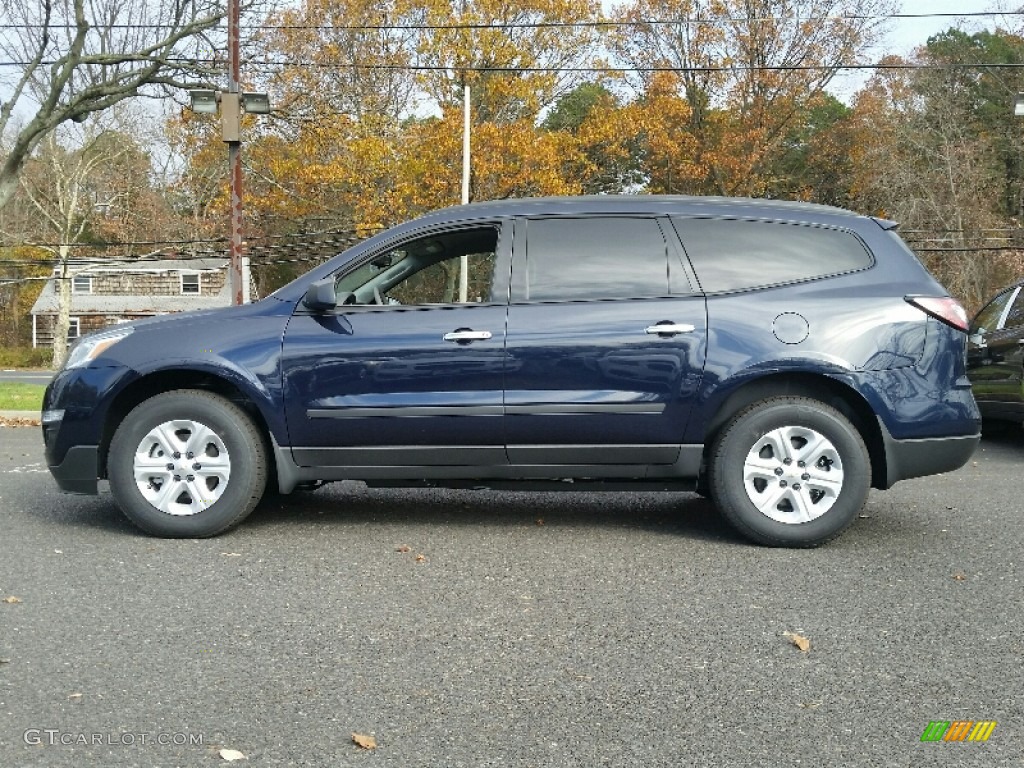 Blue Velvet Metallic 2016 Chevrolet Traverse LS Exterior Photo #108830489